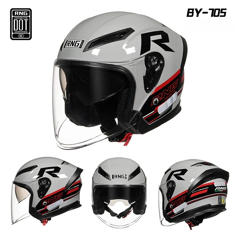 

Hot DOT Approved Motorcycle Helmet Men Women Motocross Helmet Dual Visor Protect ABS Shall Lightweight Comfortable Moto Cycling