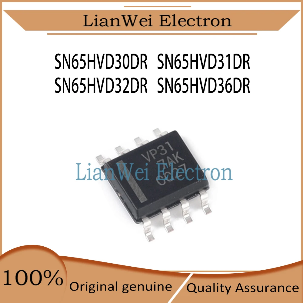 

(10 Piece)100% New SN65HVD30DR SN65HVD31DR SN65HVD32DR SN65HVD36DR VP30 VP31 VP32 VP36 SOP-8 Chipset