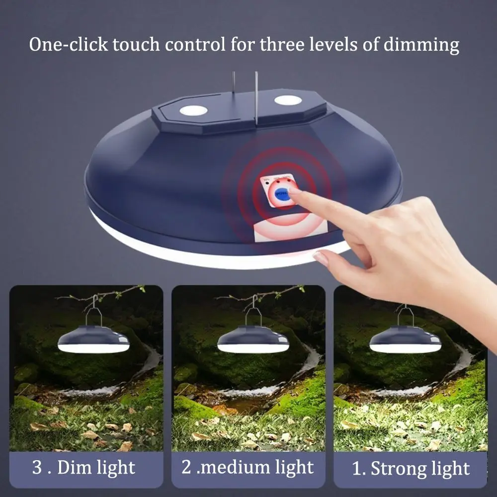 

Built-in Rechargeable Battery Portable LED Camping Lantern Warm Radiant Powerful LED Rechargeable Outdoor Light Portable Design