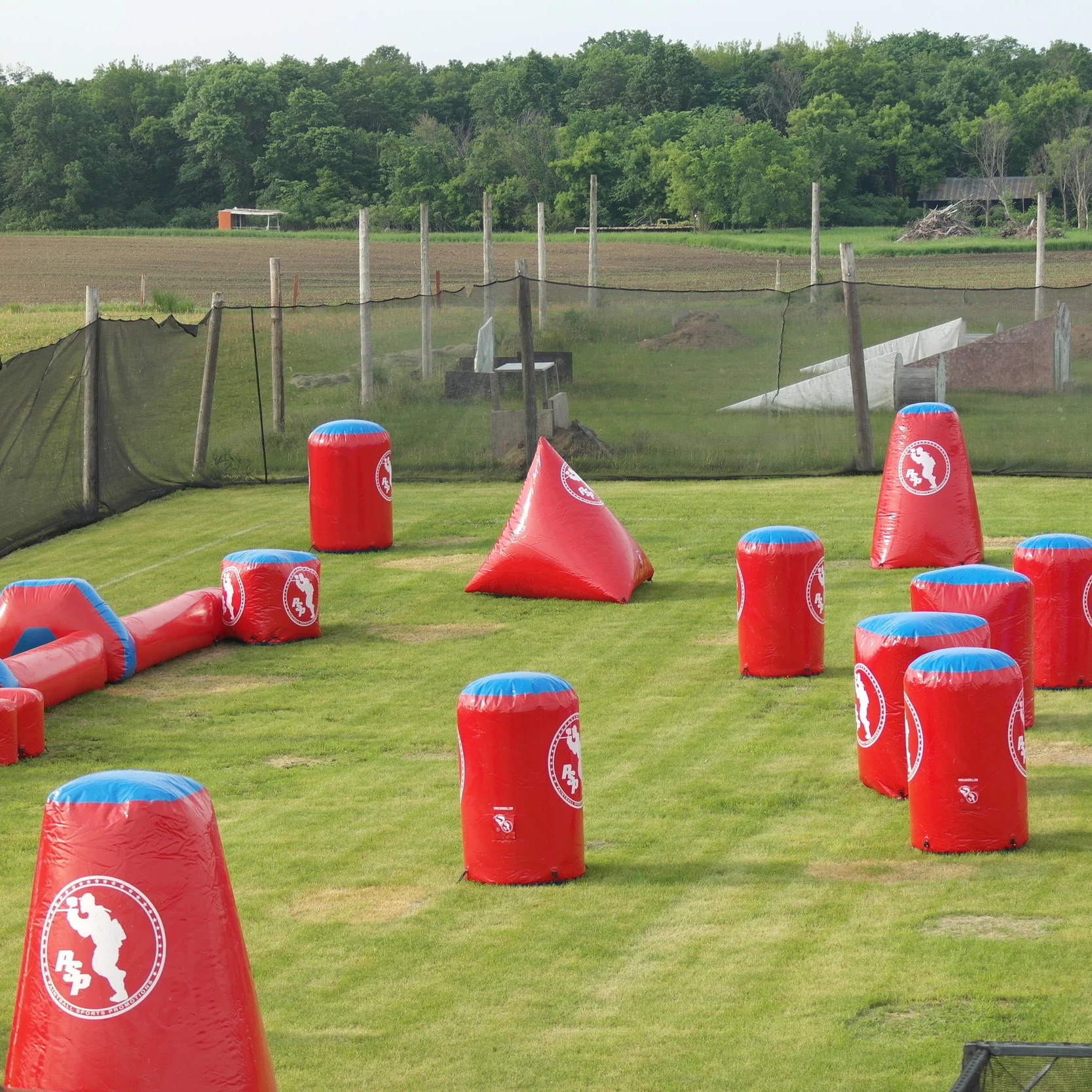 Outdoor Sport Field - Aufblasbares Paintball-Bunkerfeld aus PVC für Outdoor-Sport,