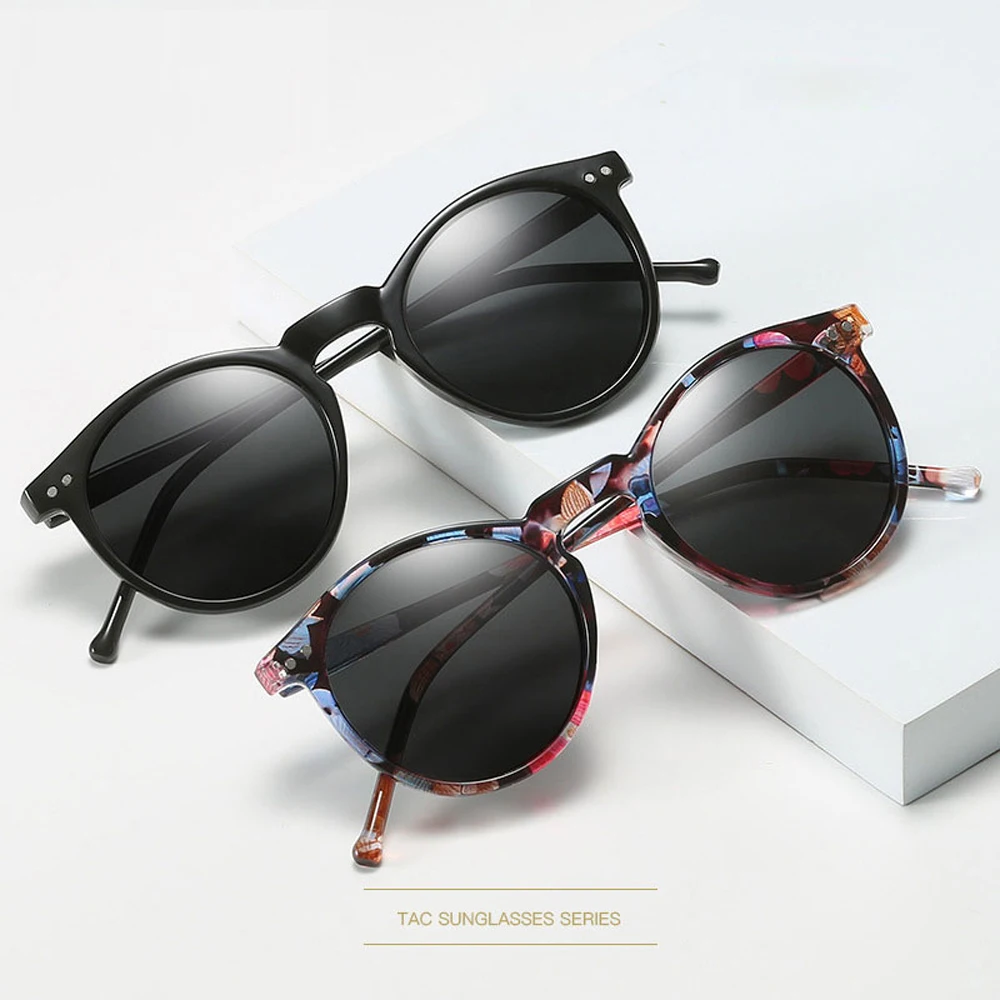 2023แว่นตากันแดด Polarized Men แว่นตากันแดดผู้หญิงยี่ห้อ Designer Retro รอบดวงอาทิตย์แว่นตาชายหญิงแว่นตา UV400 Oculos Gafas De Sol