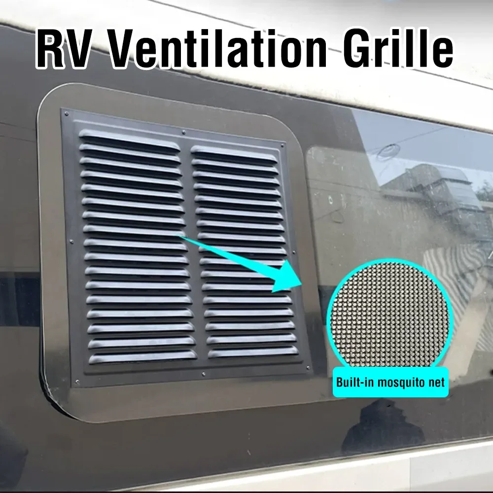 Ventilation Grille Air Vent With Flyscreen For VW T5 T5.1 T6 T6.1 Sliding Window Driver Passenger Side Anti Theft RV Parts