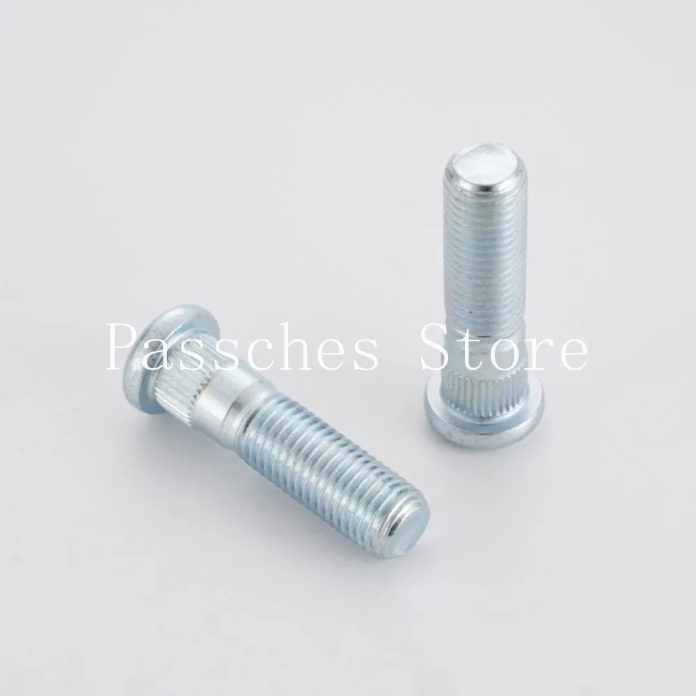 5pcs Wheel Lug Studs Spline Bolts for BYD Chery M12x1.5 | Spline Diameter 14.3mm | Length 48mm | Grade 10.9