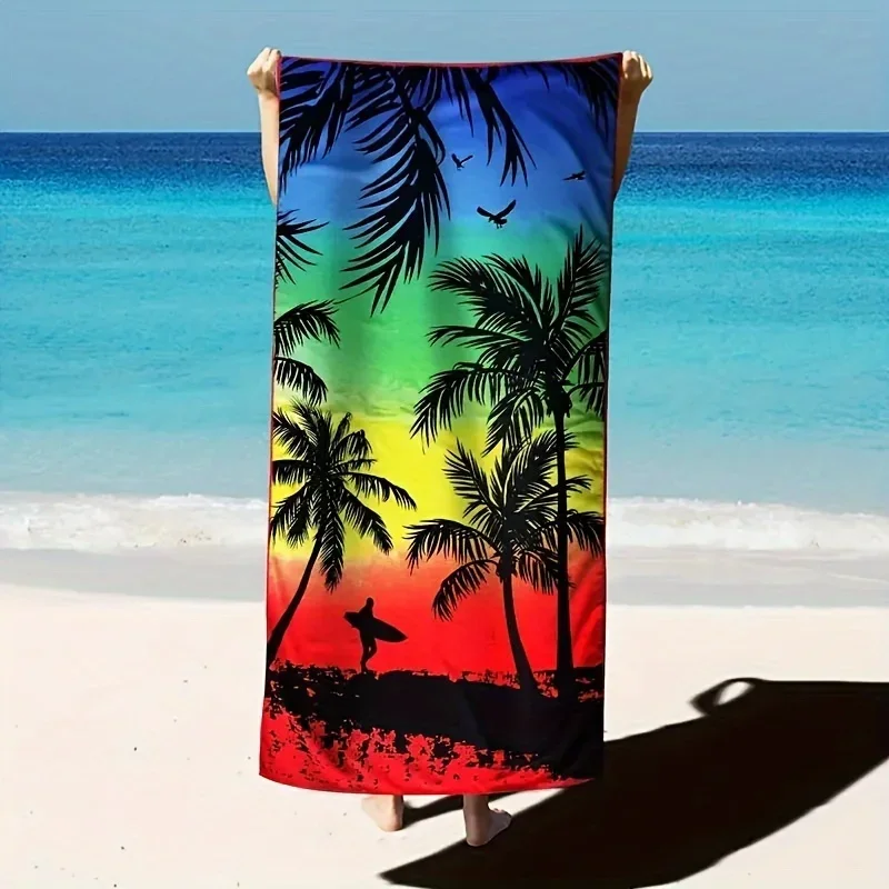 

Luxurious Beach Towel - Soft, Absorbent, and Quick-Drying for Swimming, Beach, Diving, and Surfing - Perfect for Personal Use