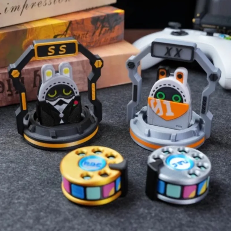 Press the bouncing card Fidget Spinner Roller Magnetic Push Plate Mechanical Slider Fidgeting Sensory Toy EDC Anti Stress Relief