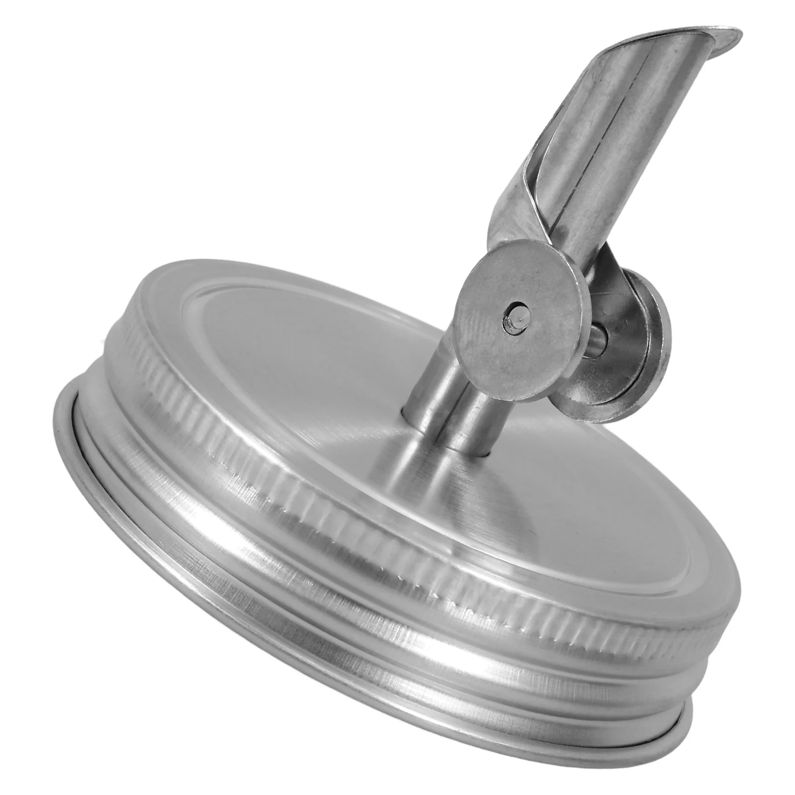 โหลเมสันกระเป๋าวัวฝาปิดจุกปิดรางน้ำที่ปิดฝาปิดกันรั่วเปลี่ยนฝาปิดด้านบน304ซีลสแตนเลส