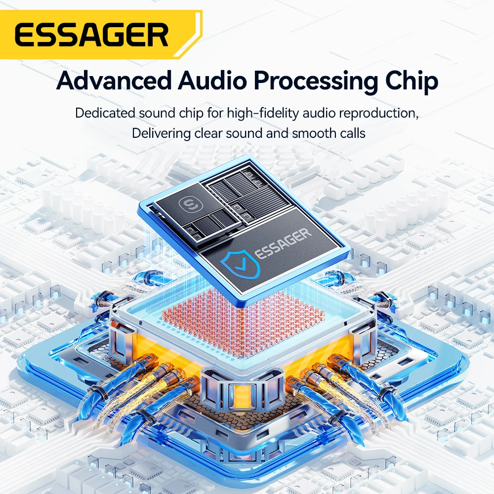 ESSAGER USB to 3.5mm External Sound Card Audio Converter