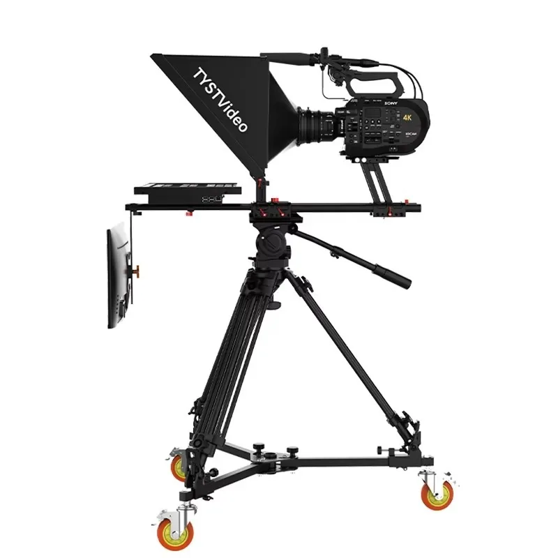 TYSTVideo Teleprompter da studio professionale da 22 pollici 1000 nit per interviste in trasmissione Streaming live Supporta Windows/