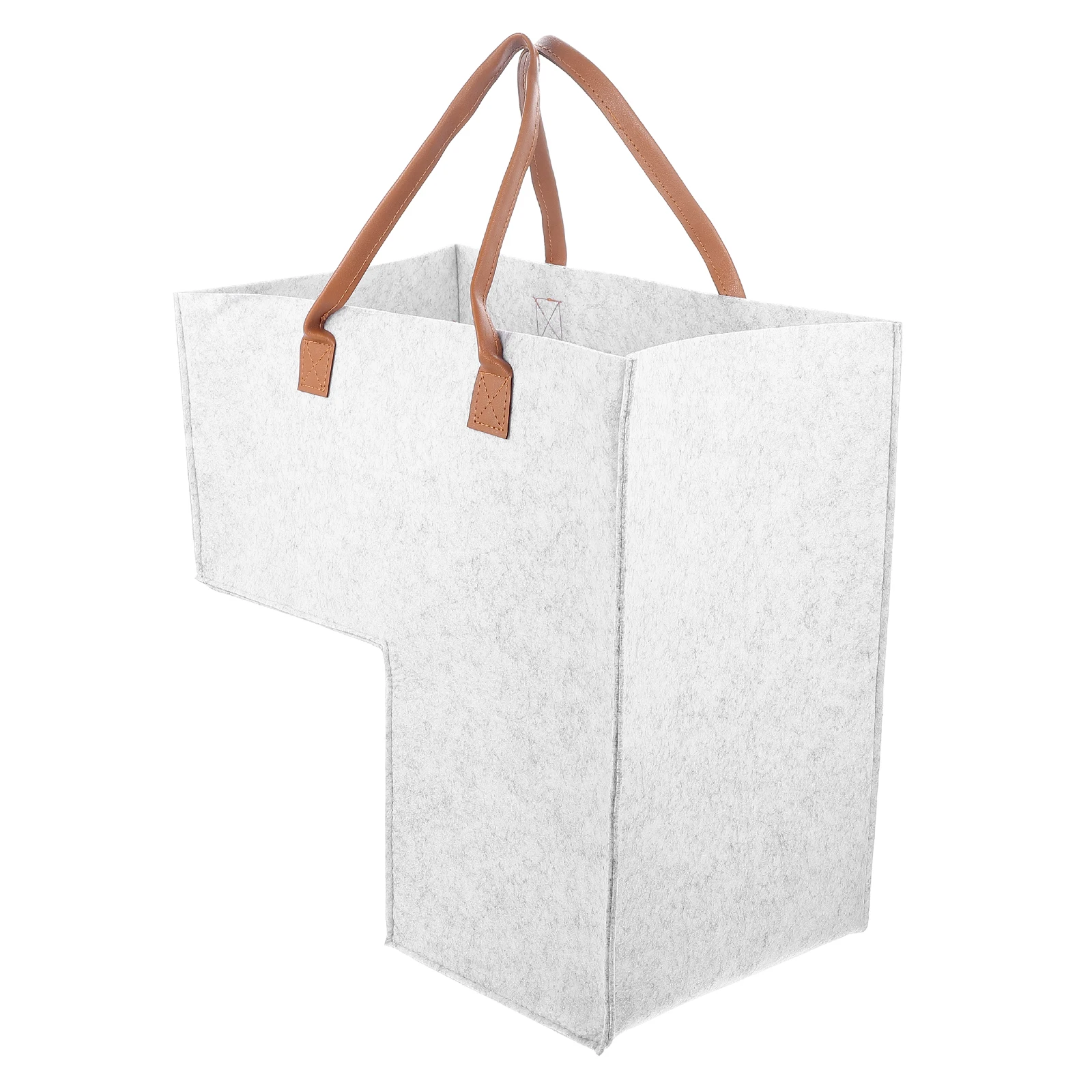 

Felt Storage Baskets Lightweight Sturdy Modern Simple Decorative Toy Basket Clothing Stairs Organizer L Shaped Laundry Hamper
