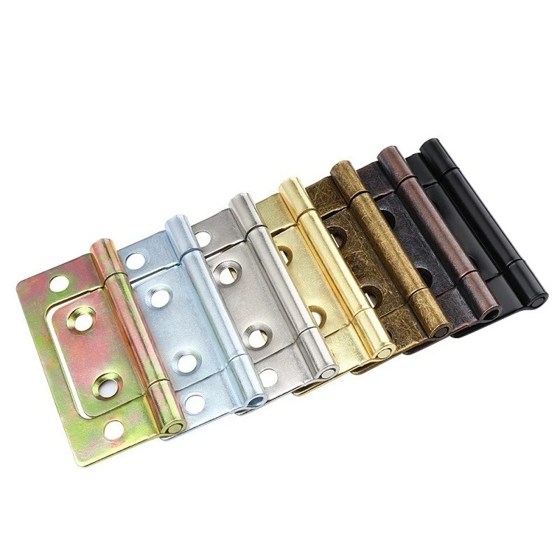 4pcs 2-inch mother-and-daughter hinge iron picture frame decorative hardware connection piece cabinet door silent hinge