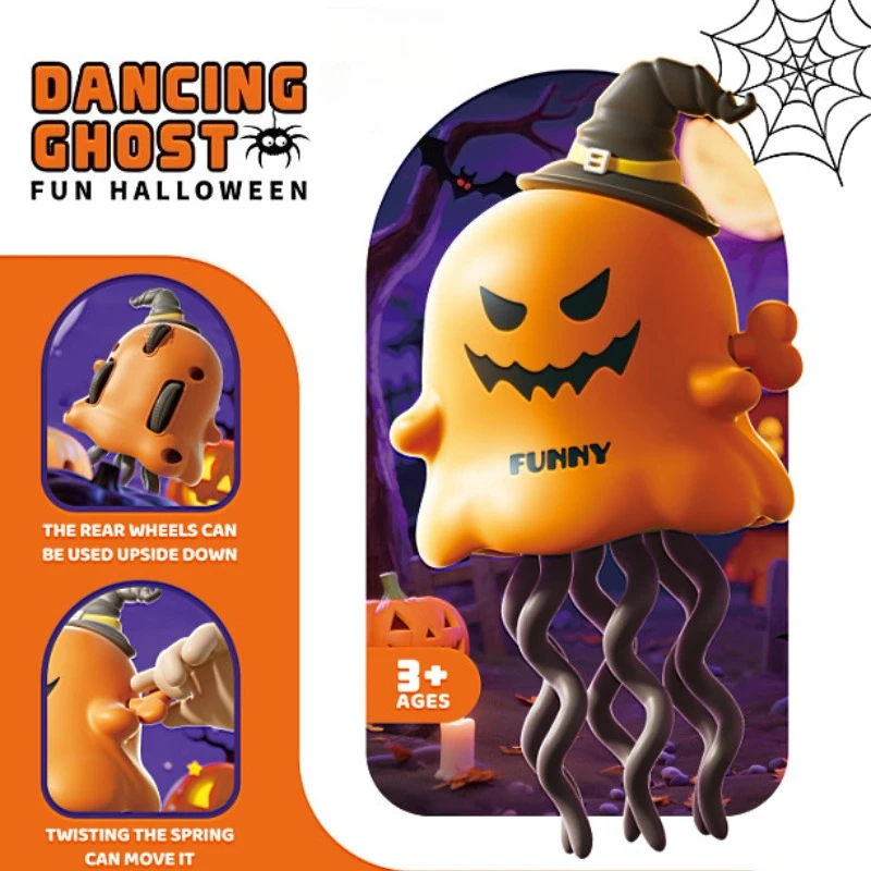 Cerf dansant et danse du père noël pour enfants, jouets pour animaux de compagnie, jouets de danse interactifs de dessin animé, cadeaux d'halloween et de noël, fantômes dansants