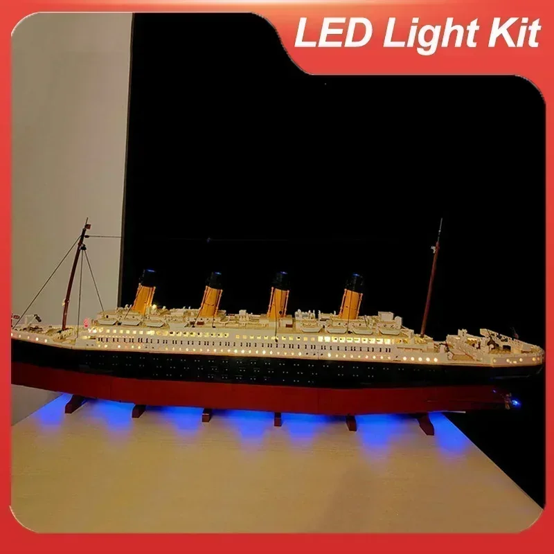 Led Light Kit For 10294 Titanic Classic Love Movie Collectible Diy Boat Toy Not Including Building Blocks 99023 1881 82996