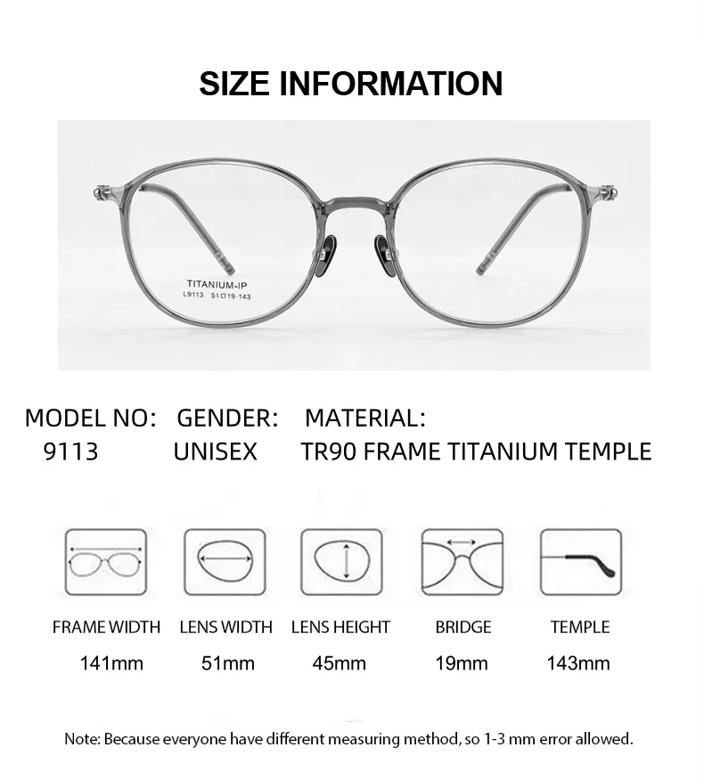 ELECCION Prescription Glasses Business Comfortable Optical Eyewear Men Women Glasses Frame Myopia Photochromic Anti Blue Ray