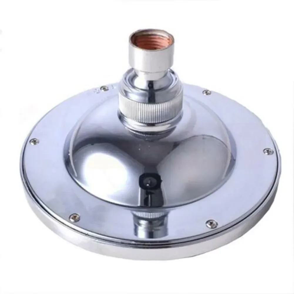 

6-дюймовая насадка для душа для ванны, хромированная верхняя насадка для душа высокого давления с дождевой насадкой, круглая, серебристая, новинка, высокое качество