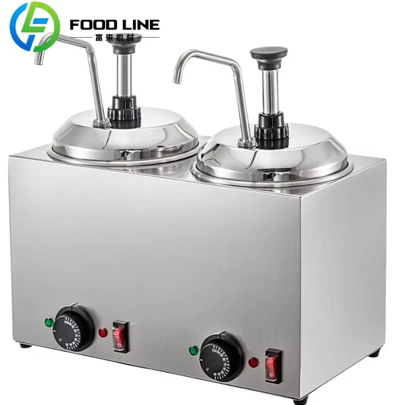 

Cheese Chocolate Sauce Dispenser Stainless Steel square Butter Chocolate Dispenser Electric Sauce Pump Cheese Machine