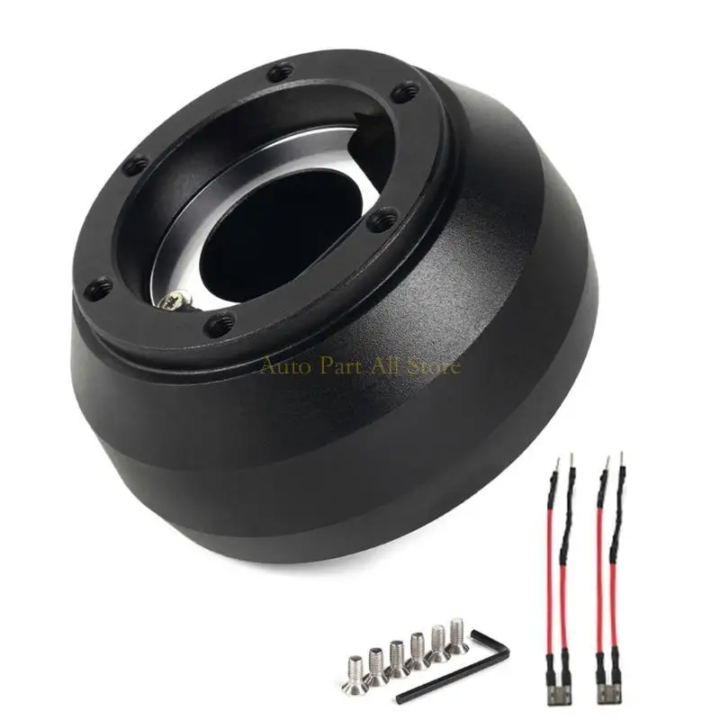 

J0MA Steering Wheel Hub Adapter 125H Hub Adapter Quick Release Auto Accessory