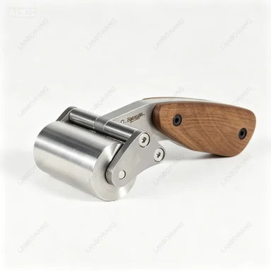 Heavy Duty Stainless Steel Leather Roller Hand Pressure Wheel For Leather Craft Gluing Laminating Tool