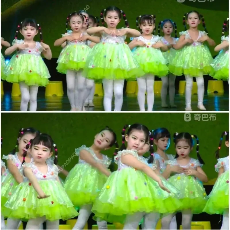 Tęczowa cukierkowa sukienka księżniczki dziewczynek suknia balowa Lollipop kostium Lollipop Bow dzieci wakacje ubrania na przyjęcie urodzinowe stroje @ 0Z*