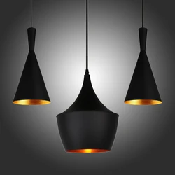 Lampe LED Suspendue en Aluminium au Design Nordique Moderne, Luminaire Décoratif d'Nik, Idéal pour un Loft ou un Salon