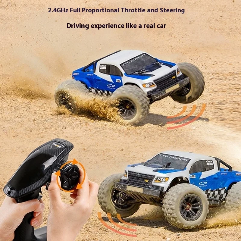 Fms colorado 1/18 modelo de simulação rc, controle remoto sem escova, alta velocidade, veículo off road, modelo de simulação 4wd, brinquedo de carro de escalada