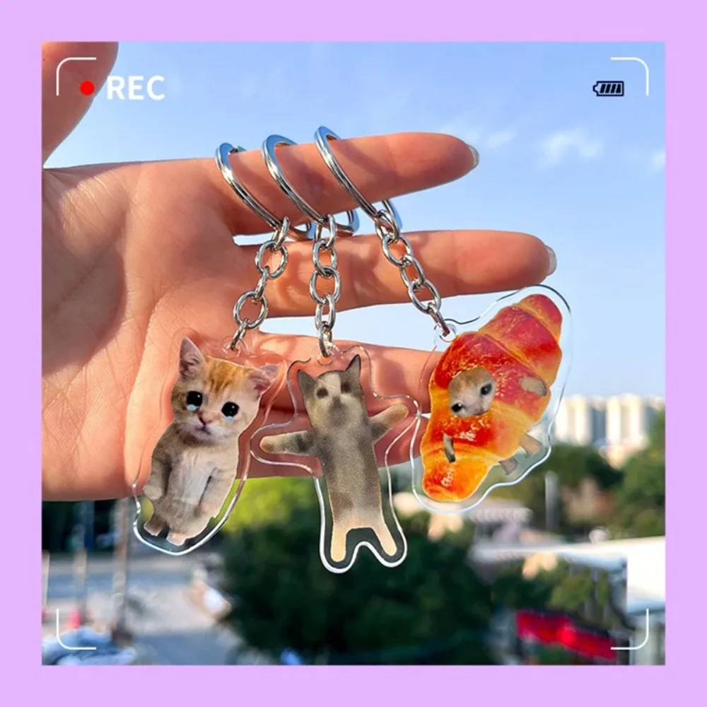 Saco decration kawaii feliz banana gato chaveiro acessórios dos desenhos animados corrente do telefone móvel portátil resina saco pingente chaveiro masculino