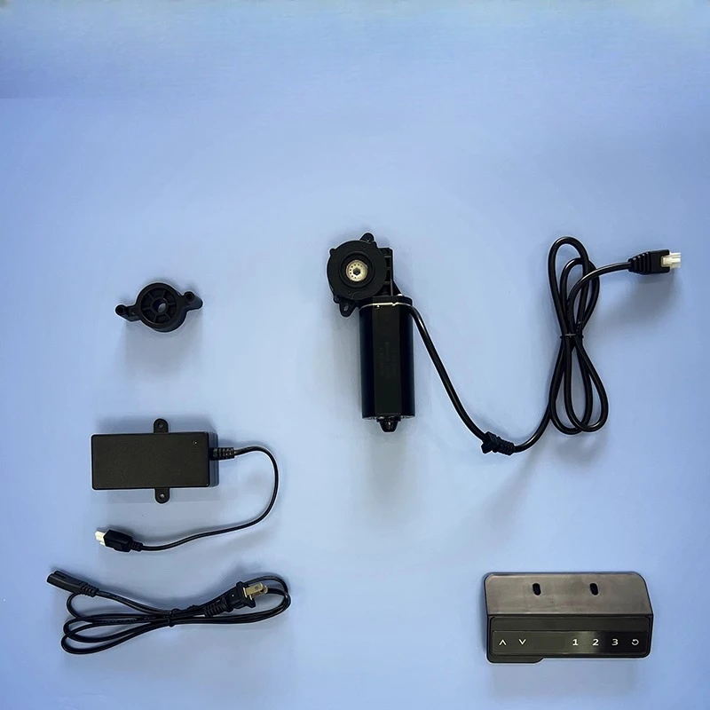96A10 Manual Control Integrated 3-Piece Kit Lift Table Motor Set Lifting Desk Accessories 6MM/8MM Hexagon Hole 94RPM DC 24V