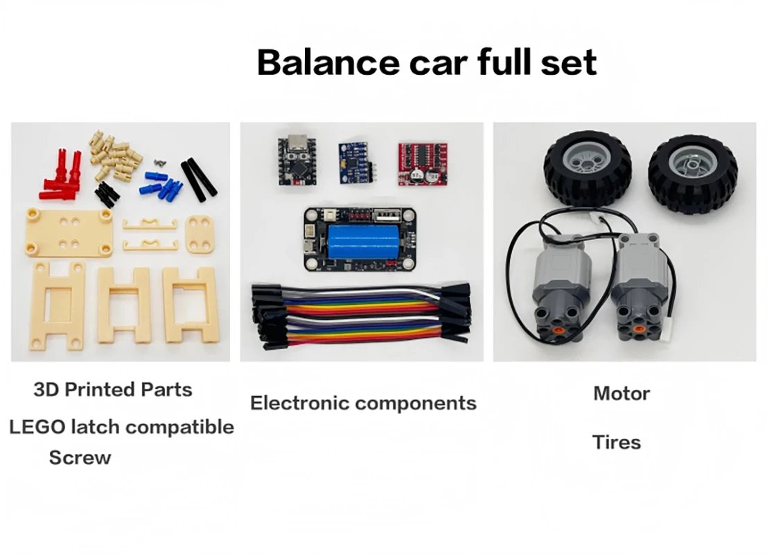 ESP32 3D Printed Two-Wheel MicroPython Bluetooth WIFI Self-Balancing Scooter RC Robot Car For Arduino Programmable Robot DIY Kit