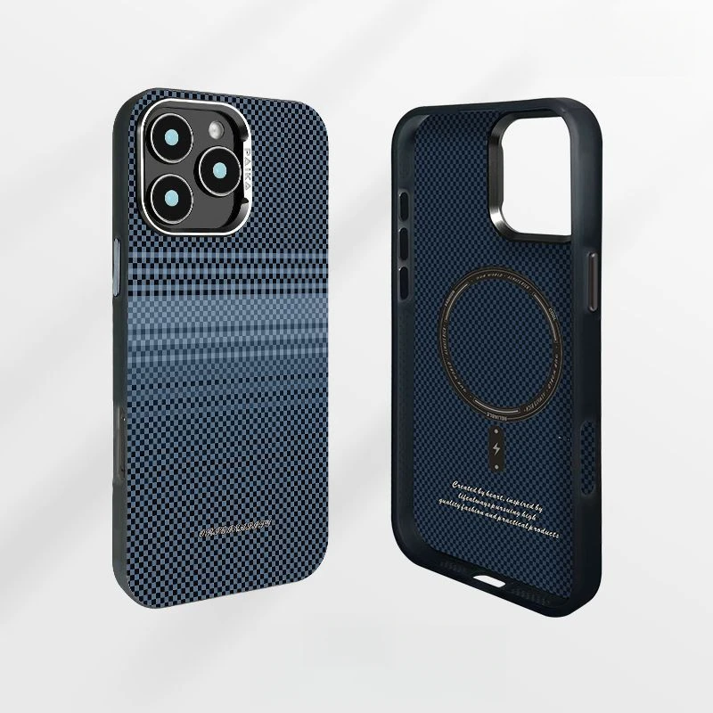 

New high-grade carbon fiber phone Applicable Apple16/15/14/13promax Drop-Resistant Protective Cover