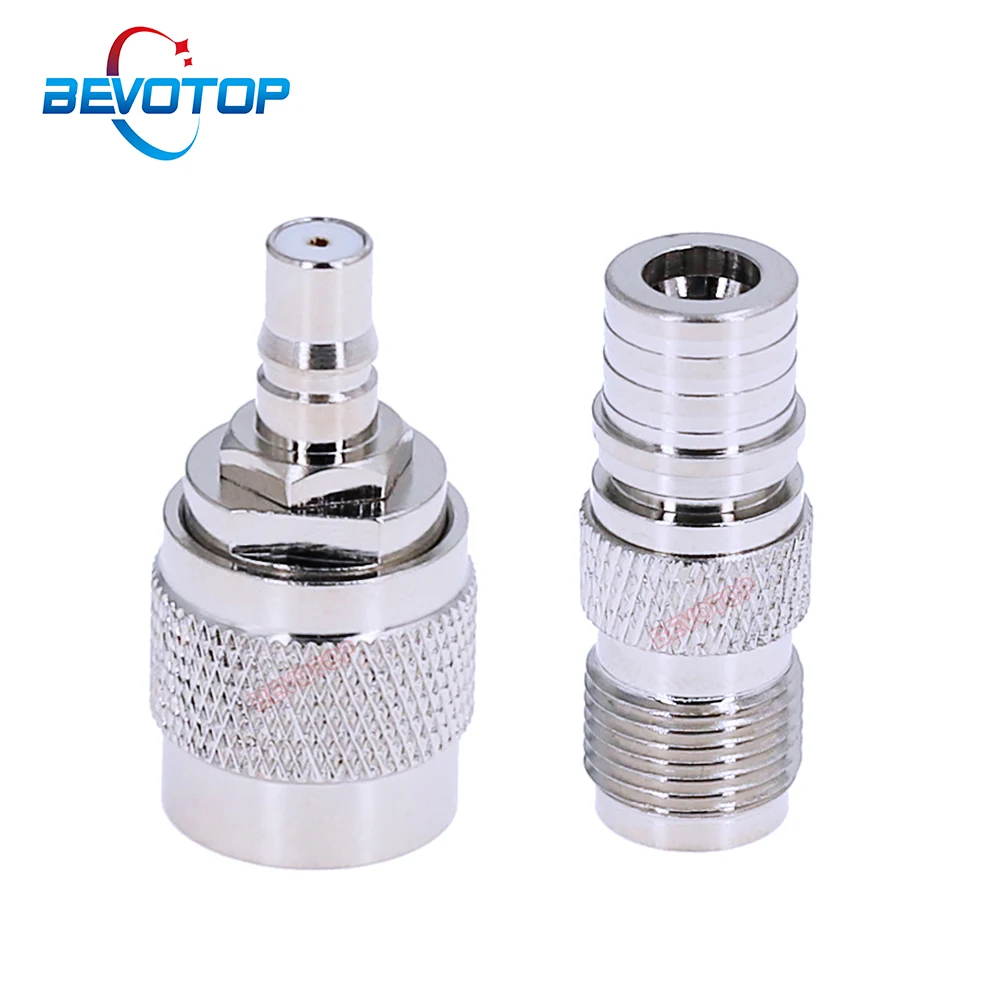 

10PCS/LOT TNC to QMA Adapter TNC Male/ Female to QMA Male / Female RF Coaxial Adaptor 50 Ohm Converter BEVOTOP Connectors