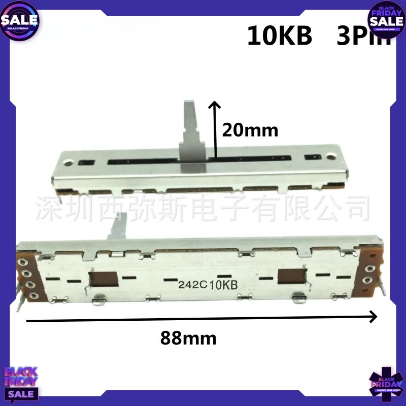 

Прямой сдвижной потенциометр DJ Driver Crosscut Putter Switch DCV1023 для DDJ-400 RR