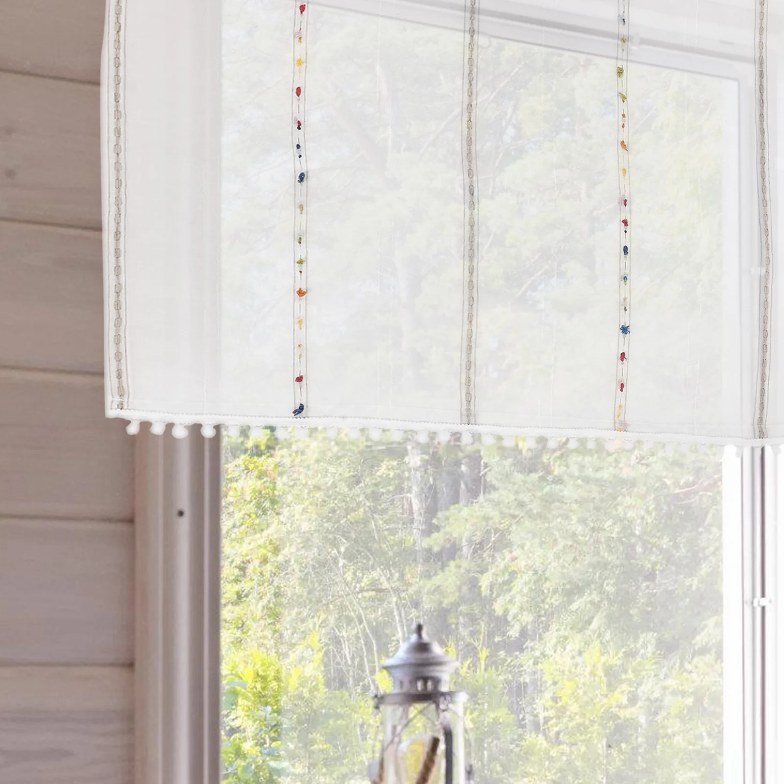 

Kitchen Bar Curtain Polyester Short Window Accessory Curtains Cloth Drape Privacy Energy Saving Home Decor