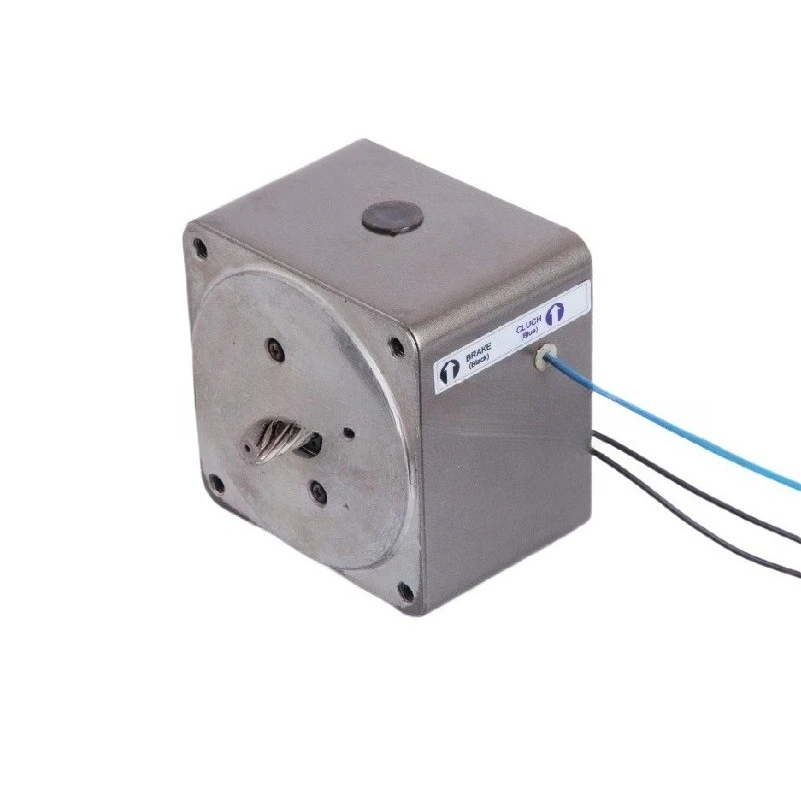 24V electromagnetic clutch brake  miniature speed regulating gear reducer packaging machinery high frequency start and stop