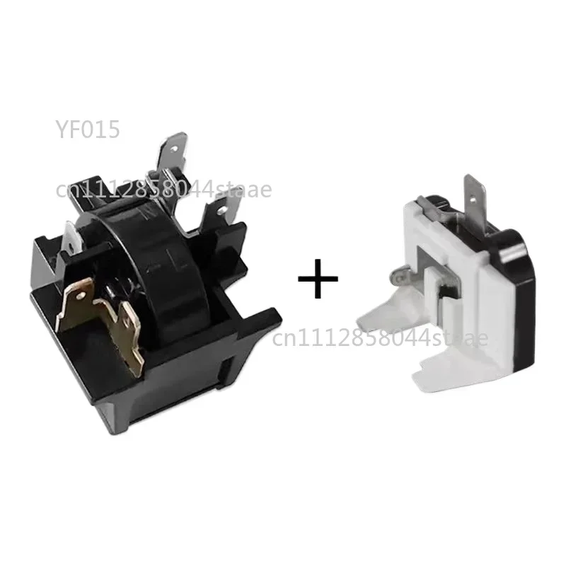 QP2-15H Refrigerator Compressor Start Relay + Overload Protector Combo Fridge Repair Replacement Spare Parts