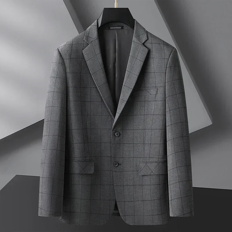 New Arrival Fashion Suepr Large Men's Autumn Business Casual Suit Jacket blazer Plus Size XL 2XL 3XL 4XL 5XL 6XL 7XL8XL 9XL