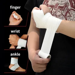 White Self-adhesive Bandage Athletic Recovery Relief Muscle Pain First Aid Tool for Finger Joint Knee First Aid Tape Bandage