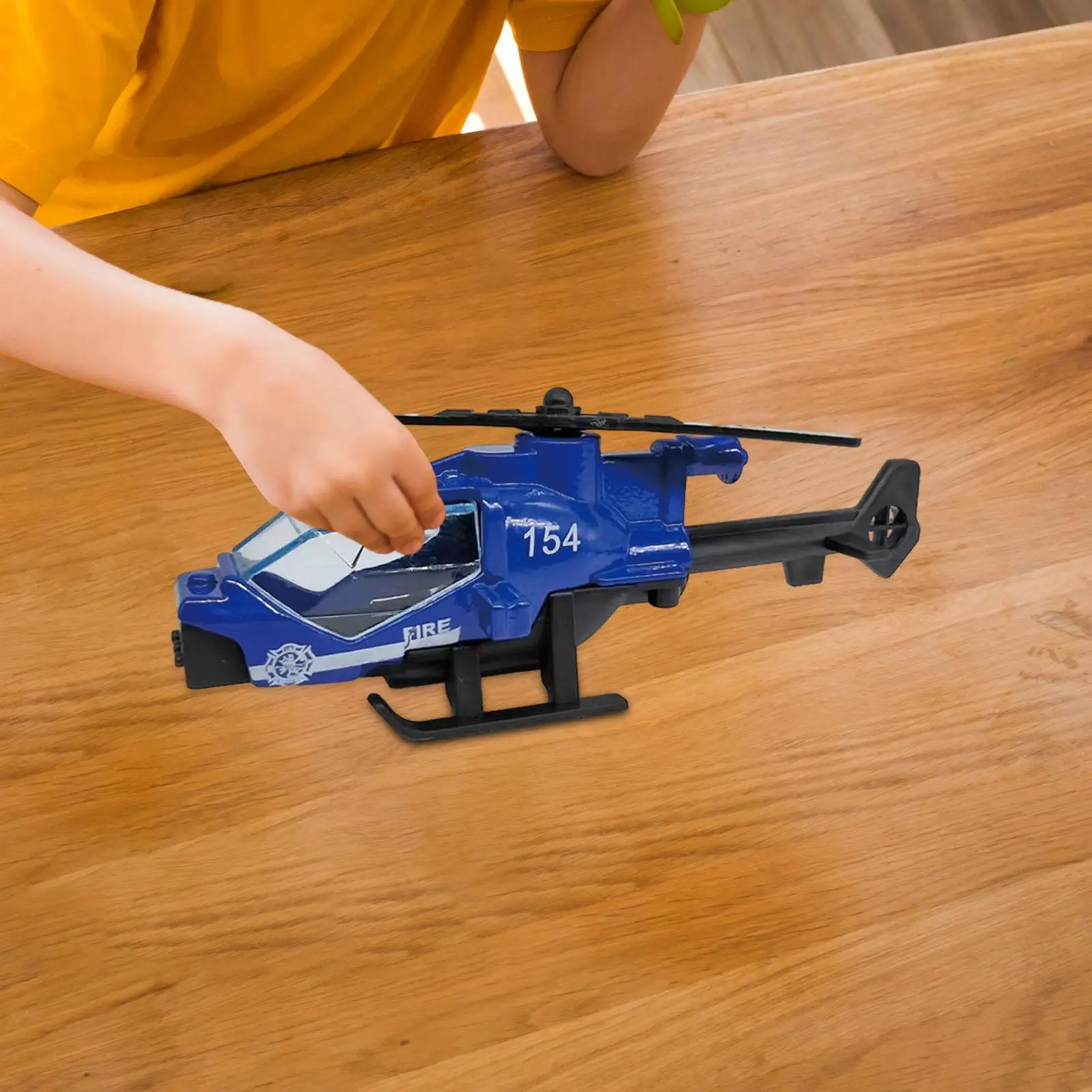 1/64 Bilancia Pressofuso In Lega Elicottero Per Bambini Giocattolo di Elicottero Display Da Tavolo Mini Modello Aereo Aereo Giocattolo per Scaffale Home Office