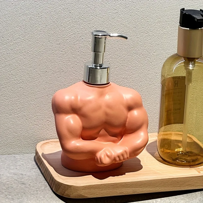 

Creative Abdominal Muscle Design Soap Hand Sanitizer Portable Soap Dispensers Bath Lotion Bottle for Hotel Bathroom Accessories