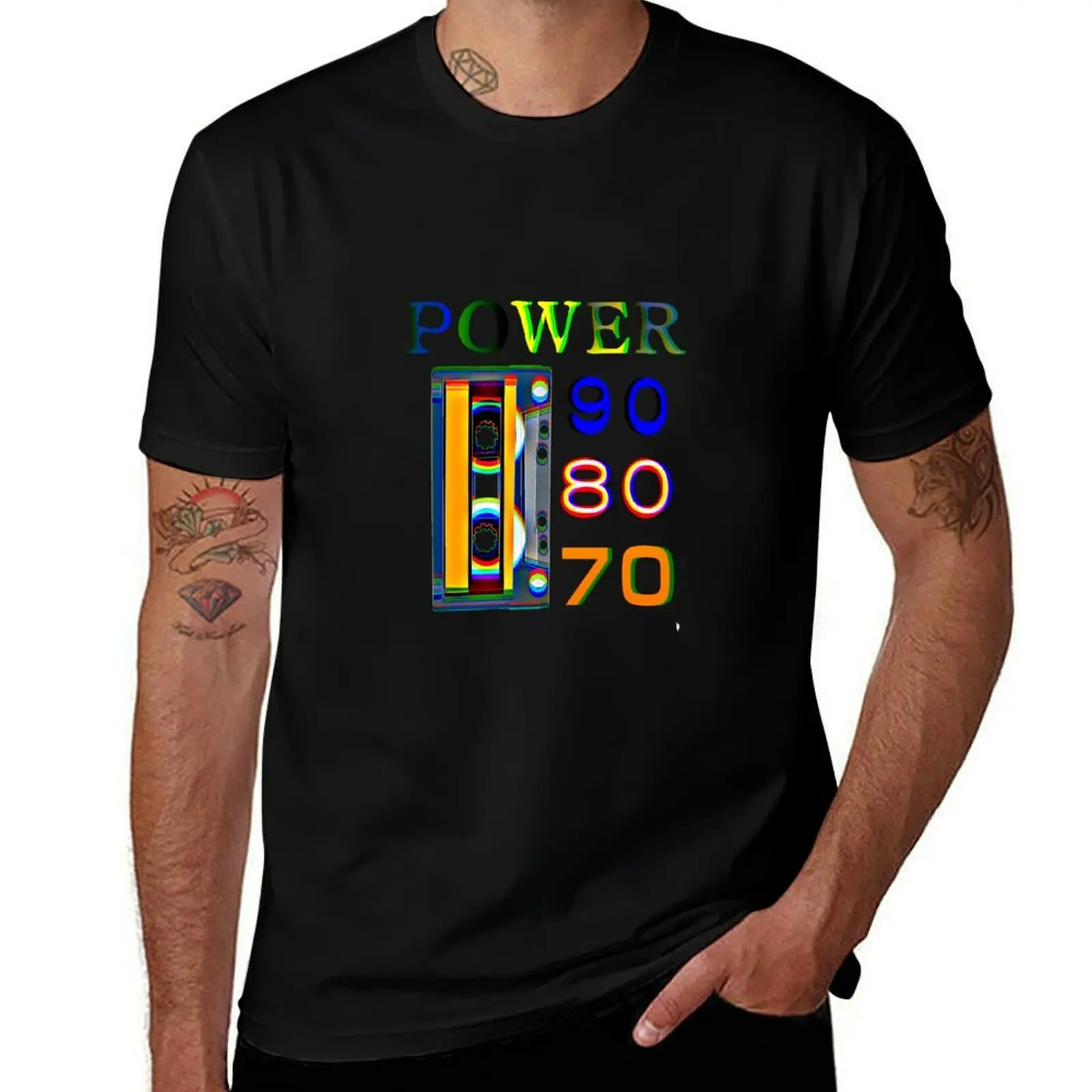 

Retro cassette, 70 80 90s T-Shirt Blouse summer tops shirts graphic black t-shirts for men