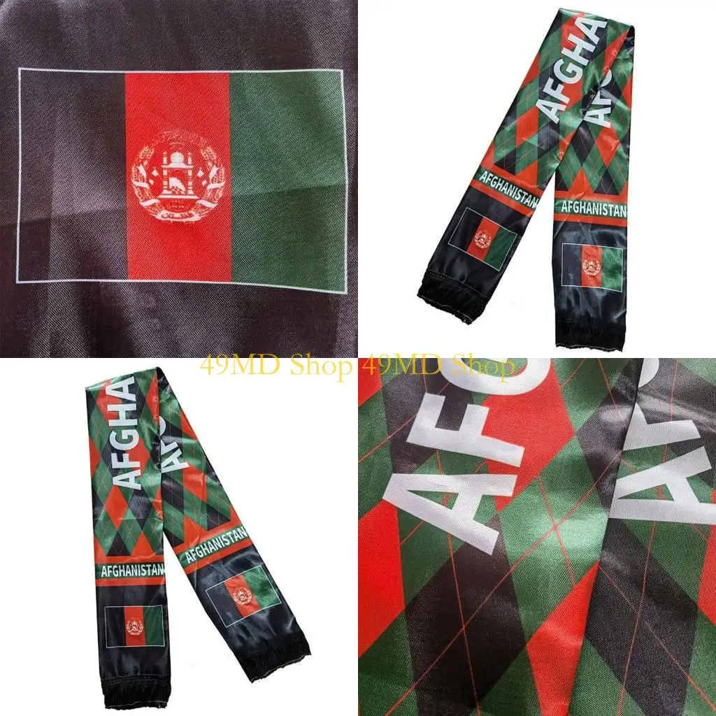 

49MD Afghan Scarf Patriotism Scarf Birthday Party Wedding Decors Digital Printing
