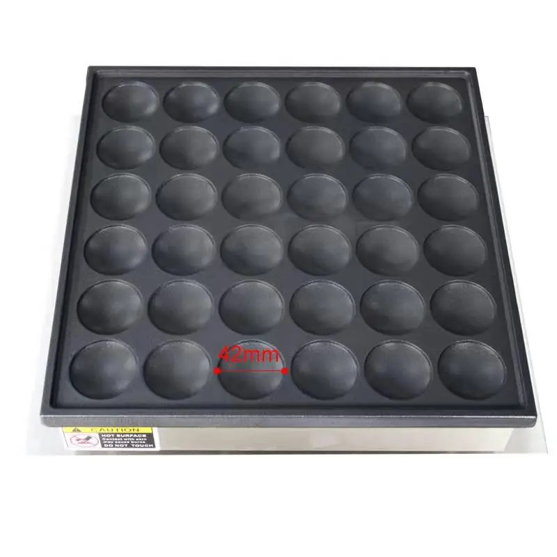 Commerical 36 holes holes mini pancake iron pancake iron plate model