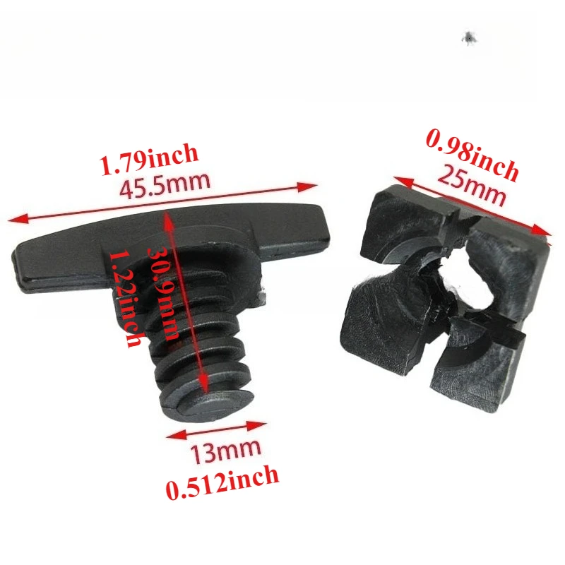 1Pc Trunk Seal Screw Thread Buckle Tool Box Knob Base For BMW E31 E34 E39 E46 71-11-1-179-444