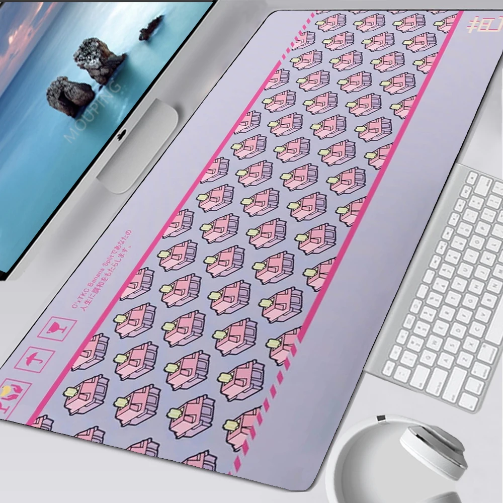 Laptop Office Tappetino per mouse in bianco e nero Tastiera meccanica Tappetino per mouse per computer Tappetino per mouse Accessori da gioco per tavolo artistico personalizzato