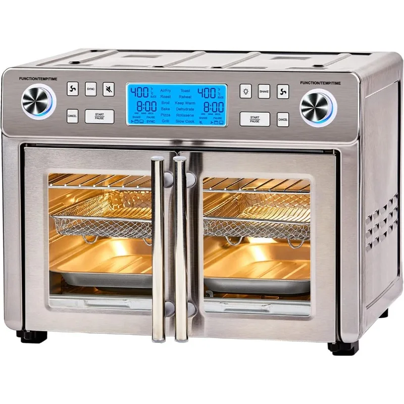 Hot Selling Items Air Fryer Oven Combo with French Door Extra Large Cook Two Foods in DifferentWays Faster From Frozen To Finish