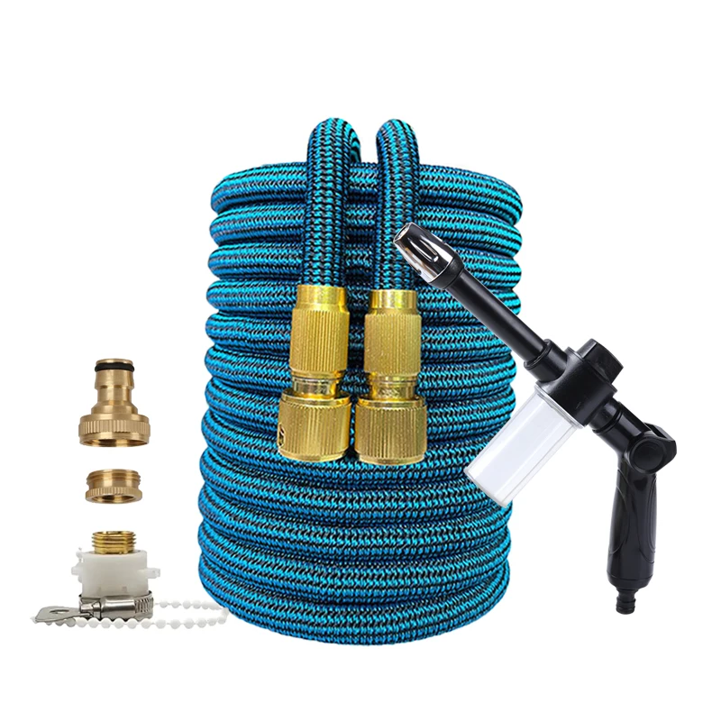 

Масштабируемый садовый волшебный шланг, автомойка высокого давления, водяной пистолет, садовый распылитель, садовые принадлежности для орошения и чистки