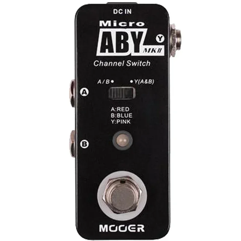 

MOOER ABY MKII Guitar Effect Pedal Channel Switch Micro Effect True Bypass Pedal Mini Compact Pedal Micro Series Guitar Parts
