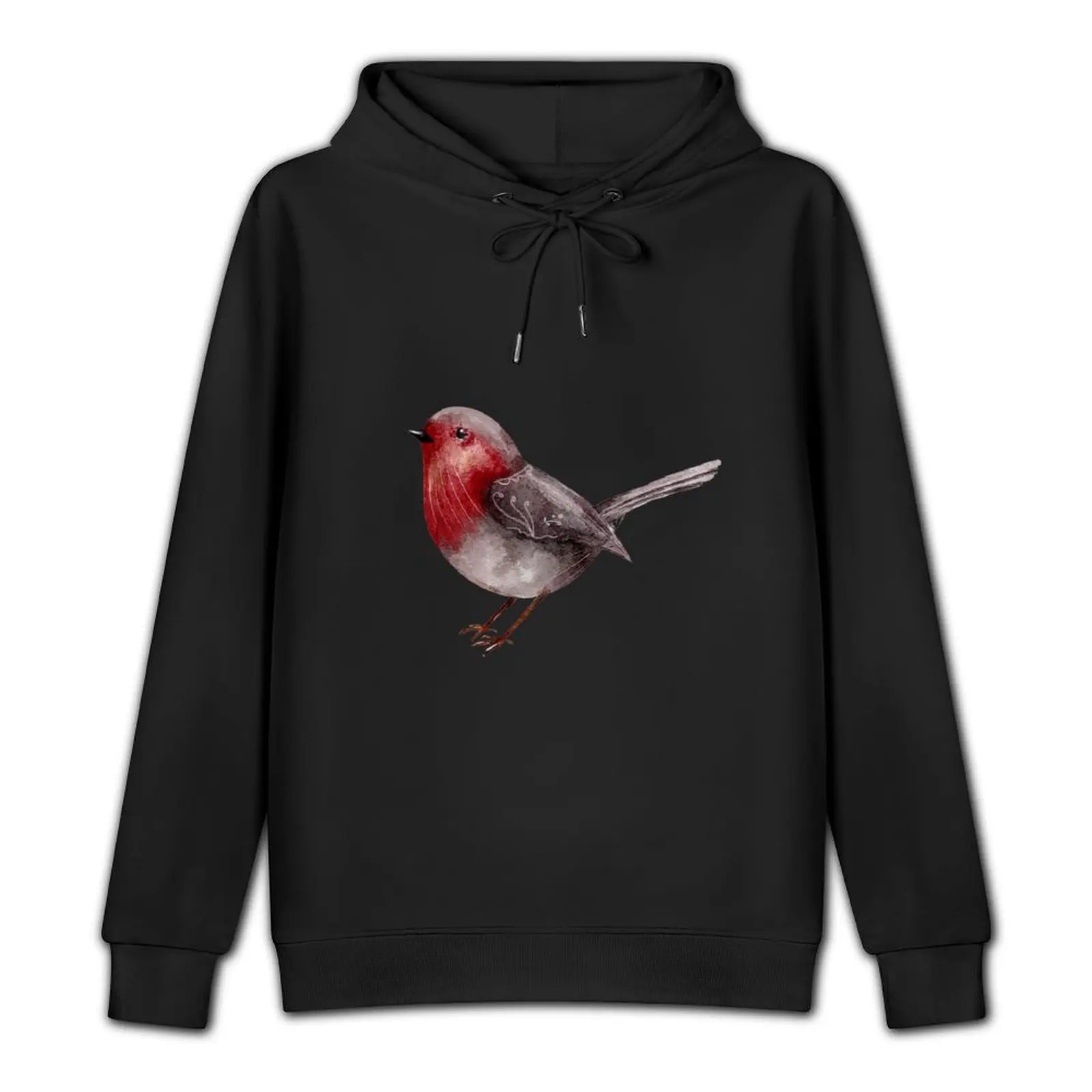 Watercolor exotic birds tropical patterns graphic Pullover Hoodie hooded shirt men's autumn clothes men clothing pullover