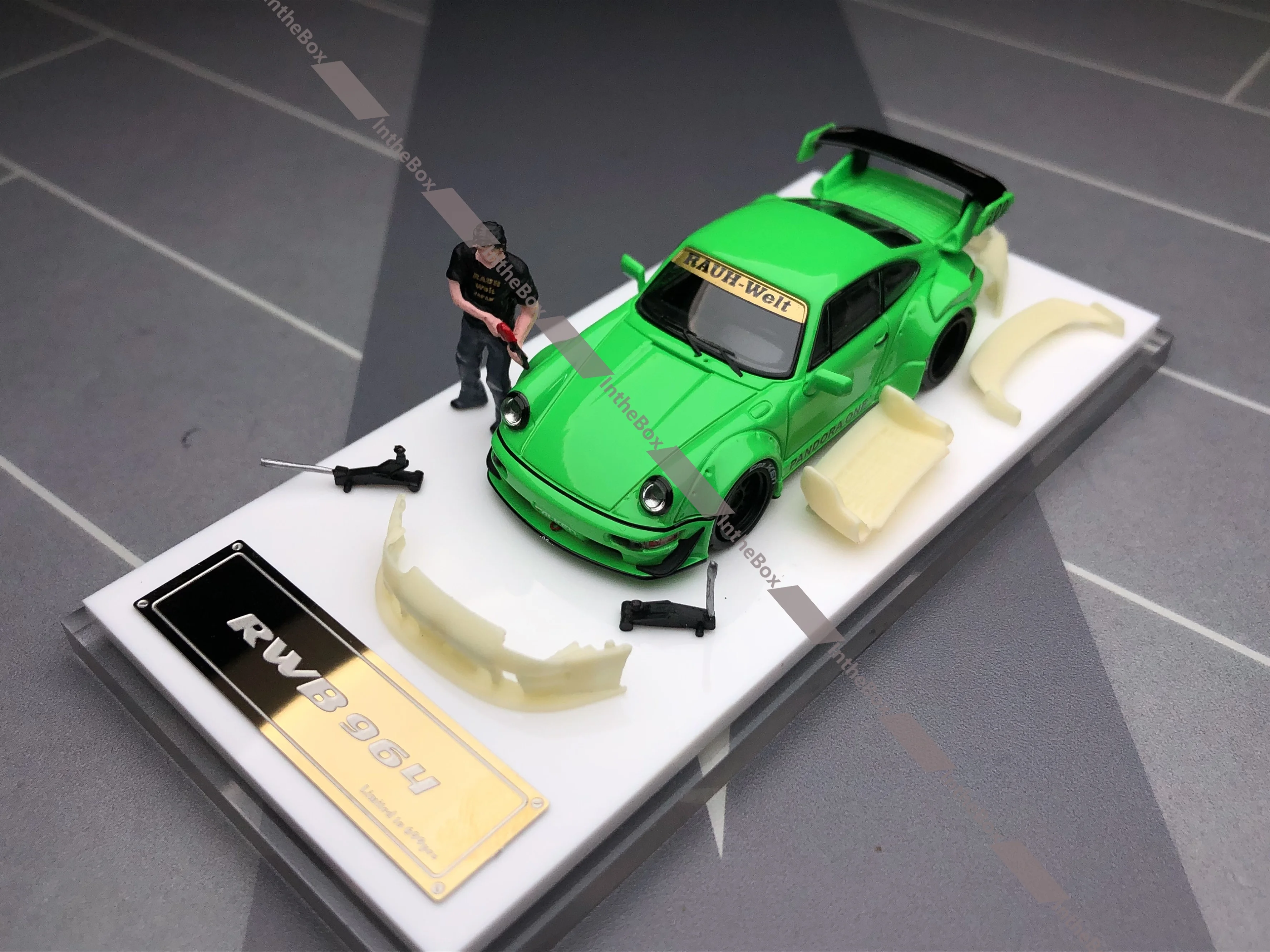 

Модель звезды 1:64 RWB 964 GT, литая под давлением модель автомобиля, ограниченное издание, игрушки для хобби