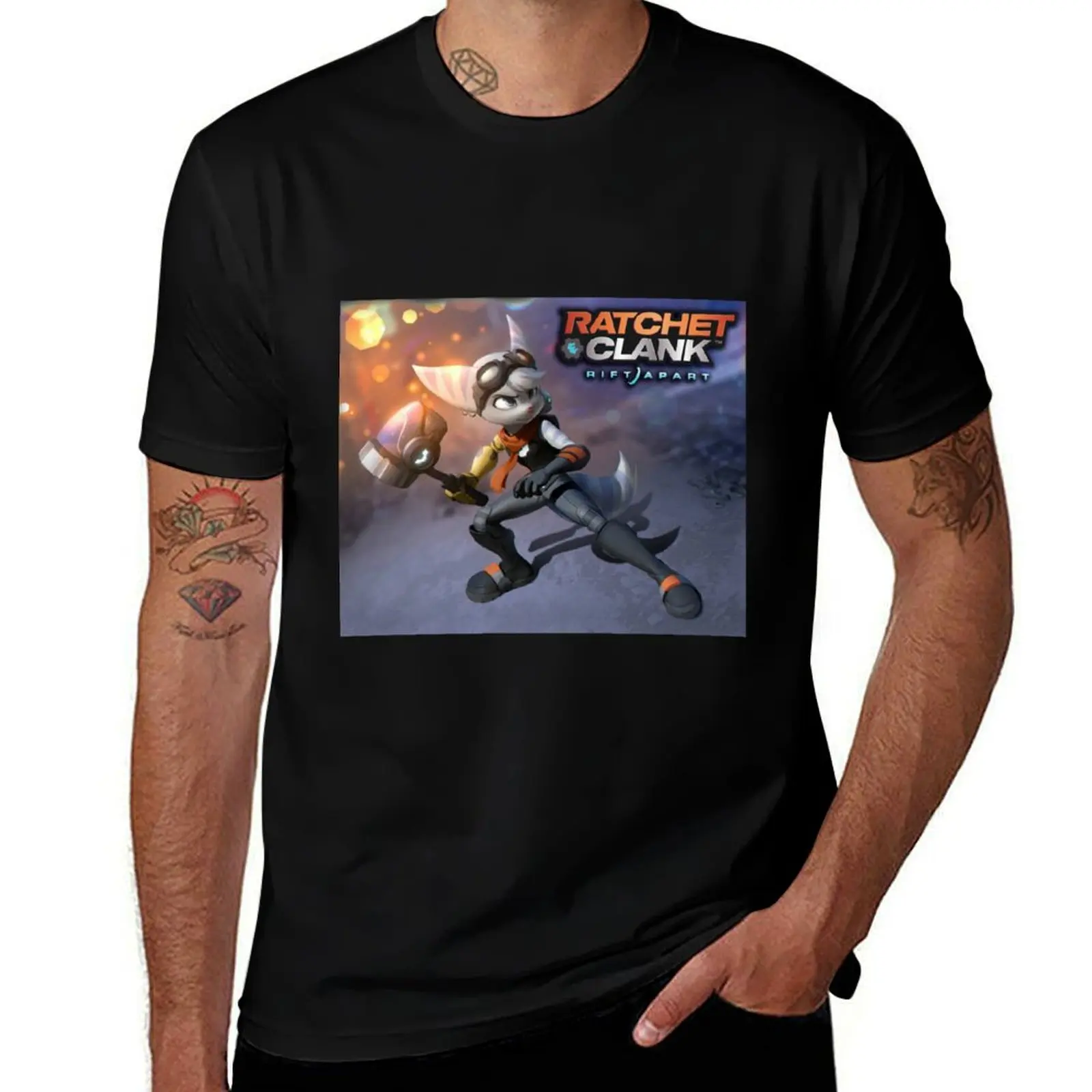 

Ratchet & Clank A Rift Apart T-Shirt man t shirt designer t shirt man casual T-Shirt