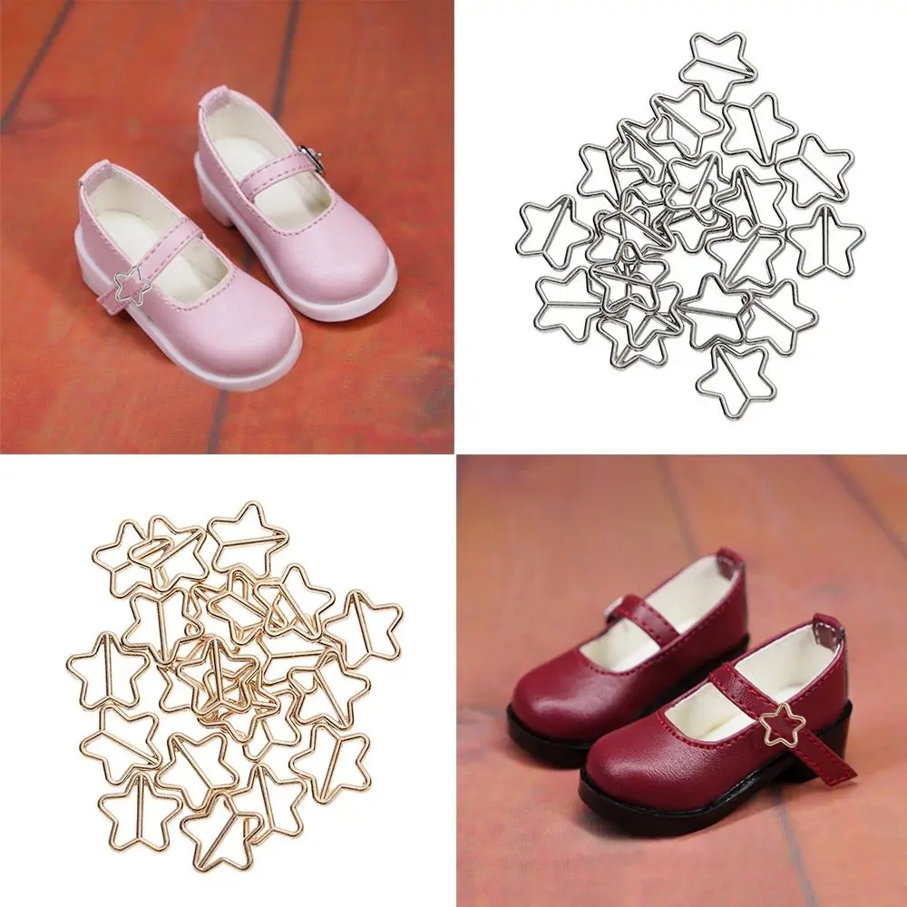 20pcs Newest Mini Ultra-small 4 colors Tri-glide Star Buckle  Bags Accessories Diy Dolls Buckles Belt Buttons