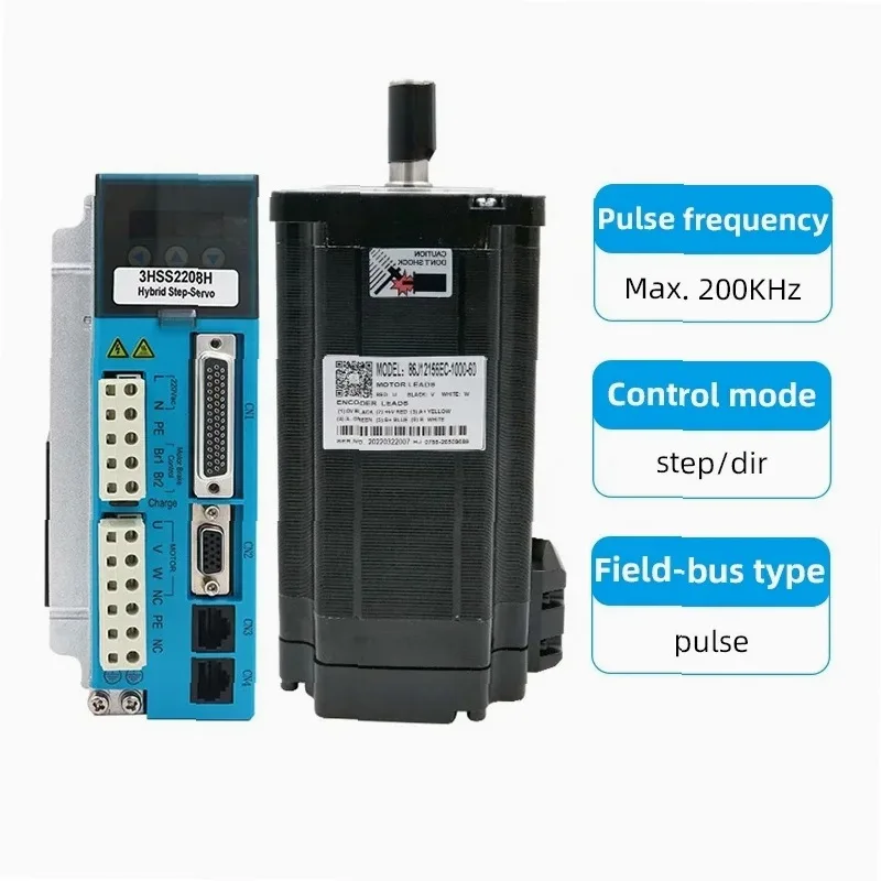 Closed-Loop Hybrid Stepper Motor & Driver Kit 86mm 1000W Low Heat High Precision for CNC & Automation
